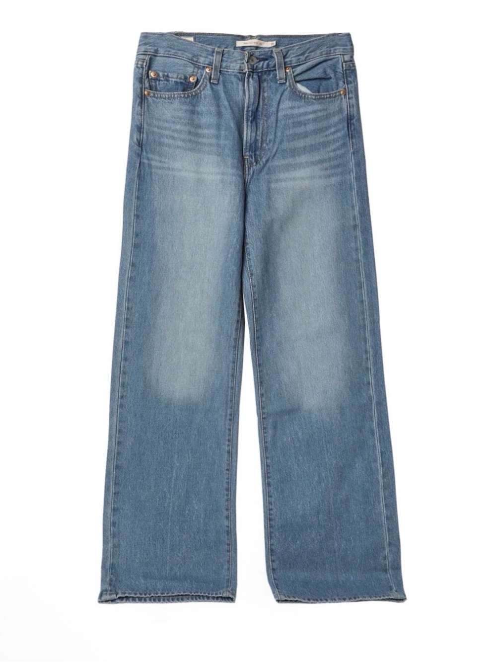 Levi Premium Ribcage Wide leg light wash in size 31